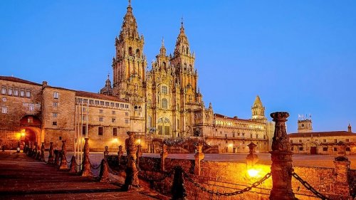 De kathedraal van Santiago De Compostela